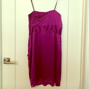 andrew marc silk party dress size 8